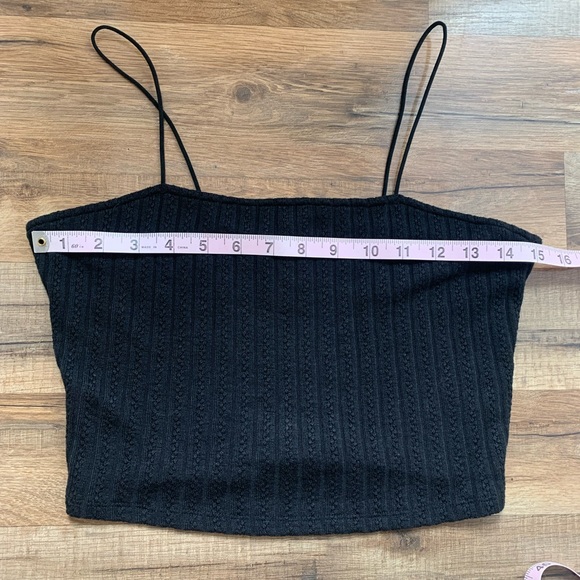 Knit Ribbed Cropped Top NWT - Picture 12 of 15